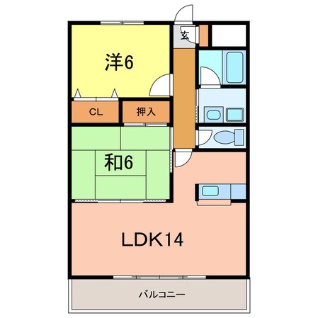 ステーシア雅Ⅱの物件間取画像